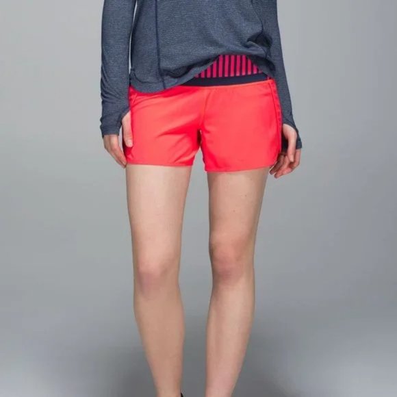 Lululemon Run Times Short | Electric Coral - Picture 1 of 12